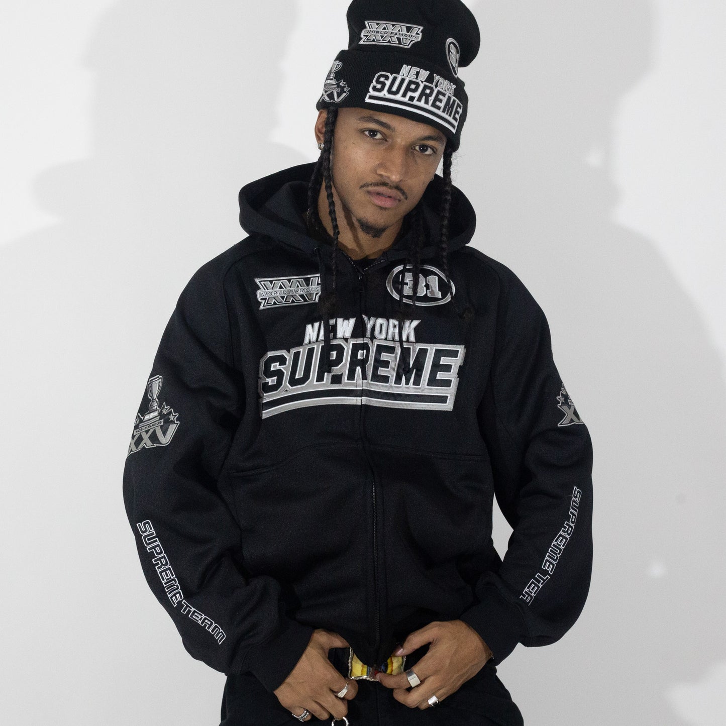 Jaqueta Supreme Football Preto