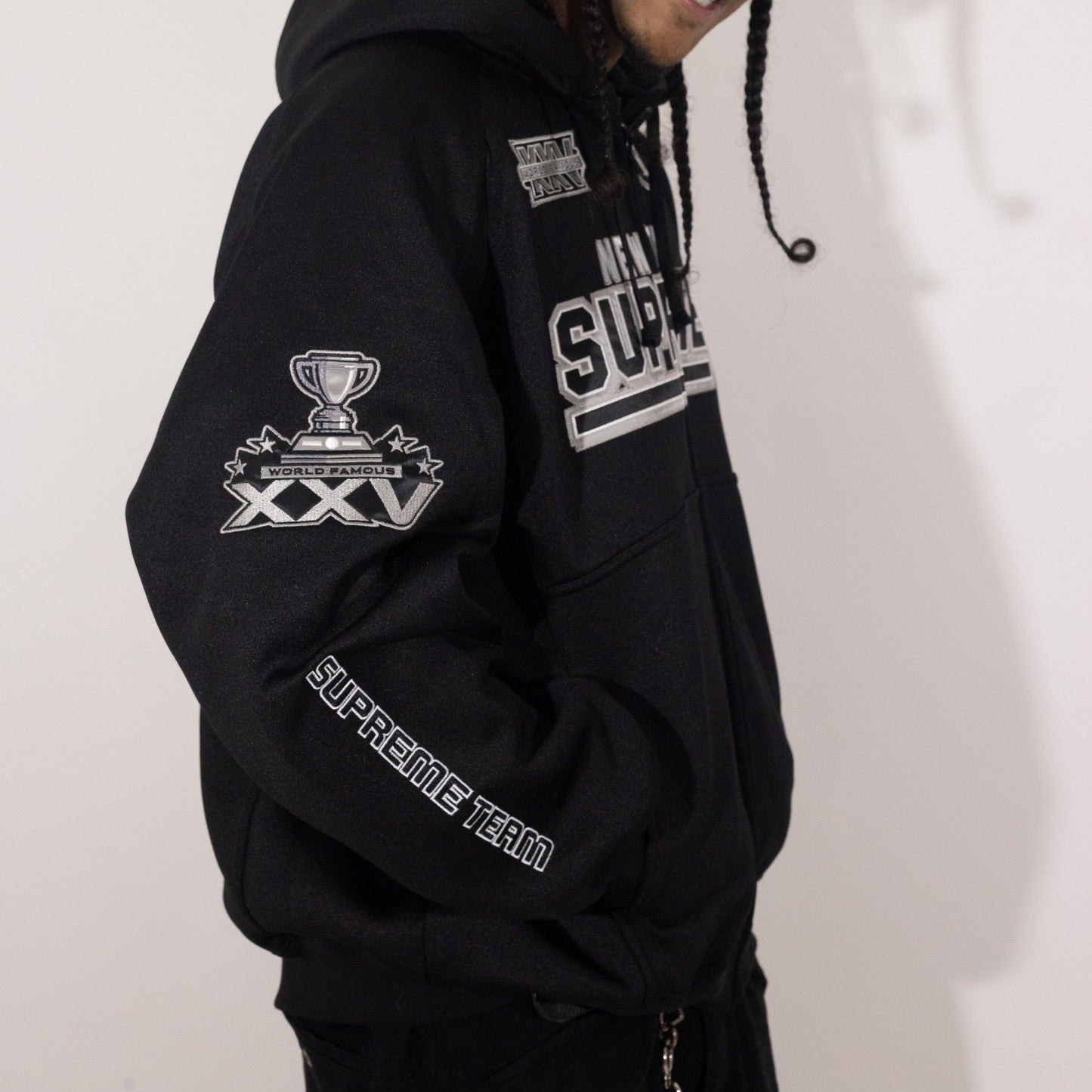 Jaqueta Supreme Football Preto