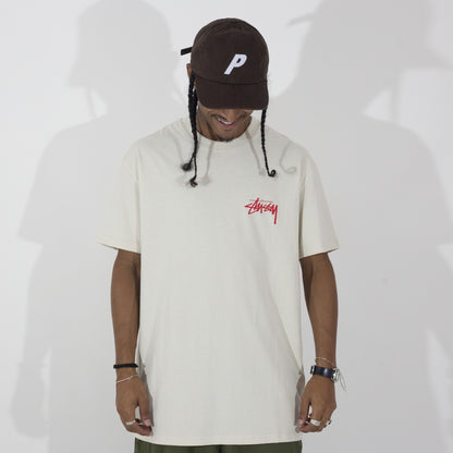 Camiseta Stussy Rex Bege