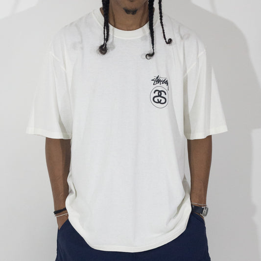 Camiseta Stussy Stock Link Pig Dyed Natural