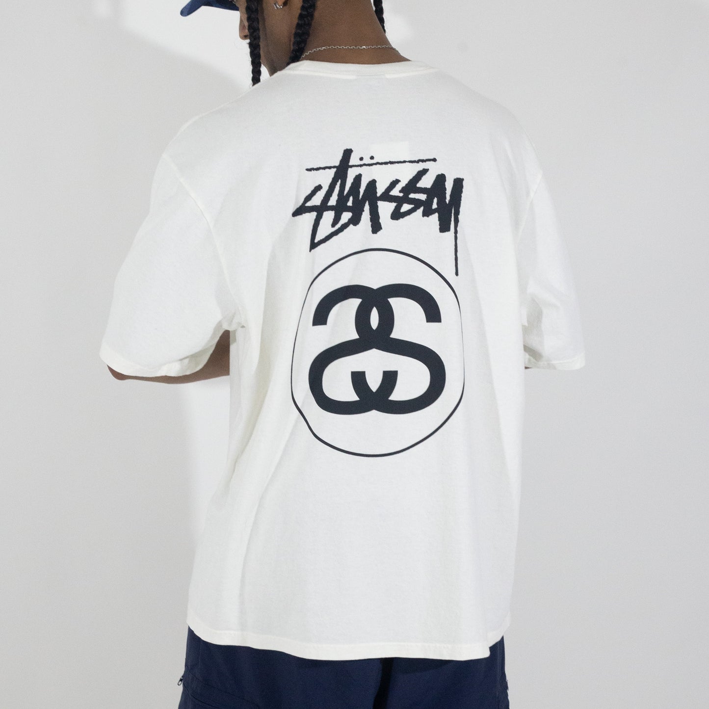 Camiseta Stussy Stock Link Pig Dyed Natural