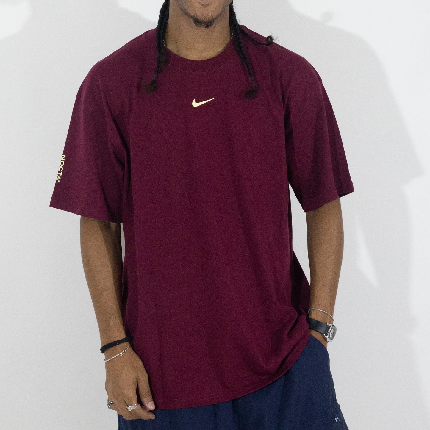 Camiseta Nike x Nocta CS Dark Beetroot