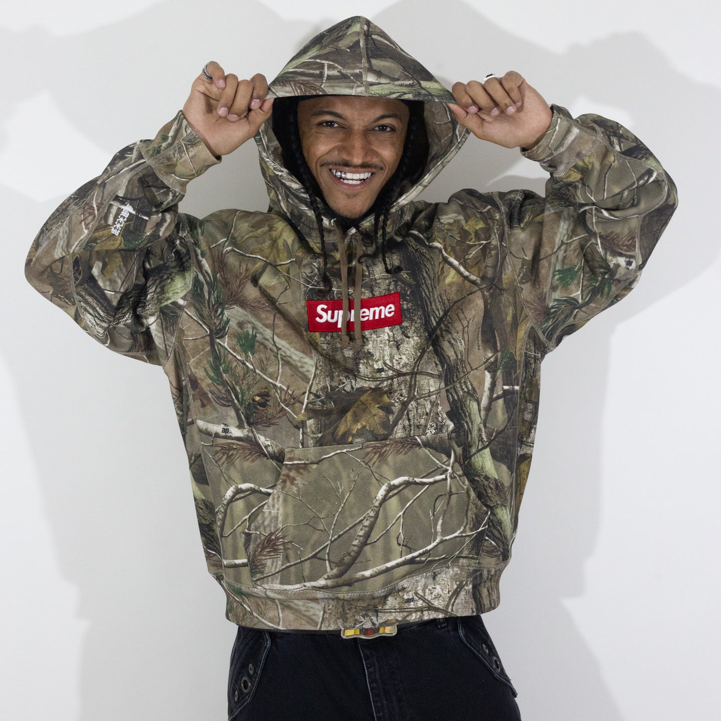 Moletom Supreme Box Logo Camo