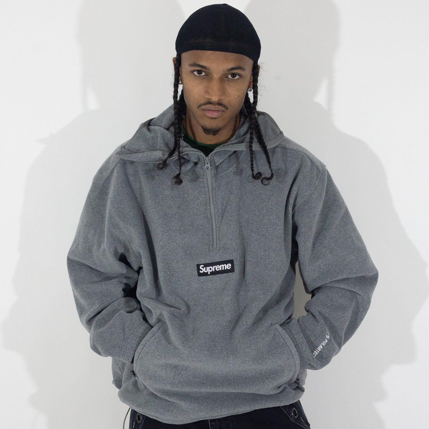 Jaqueta Supreme Polartec Balaclava Cinza