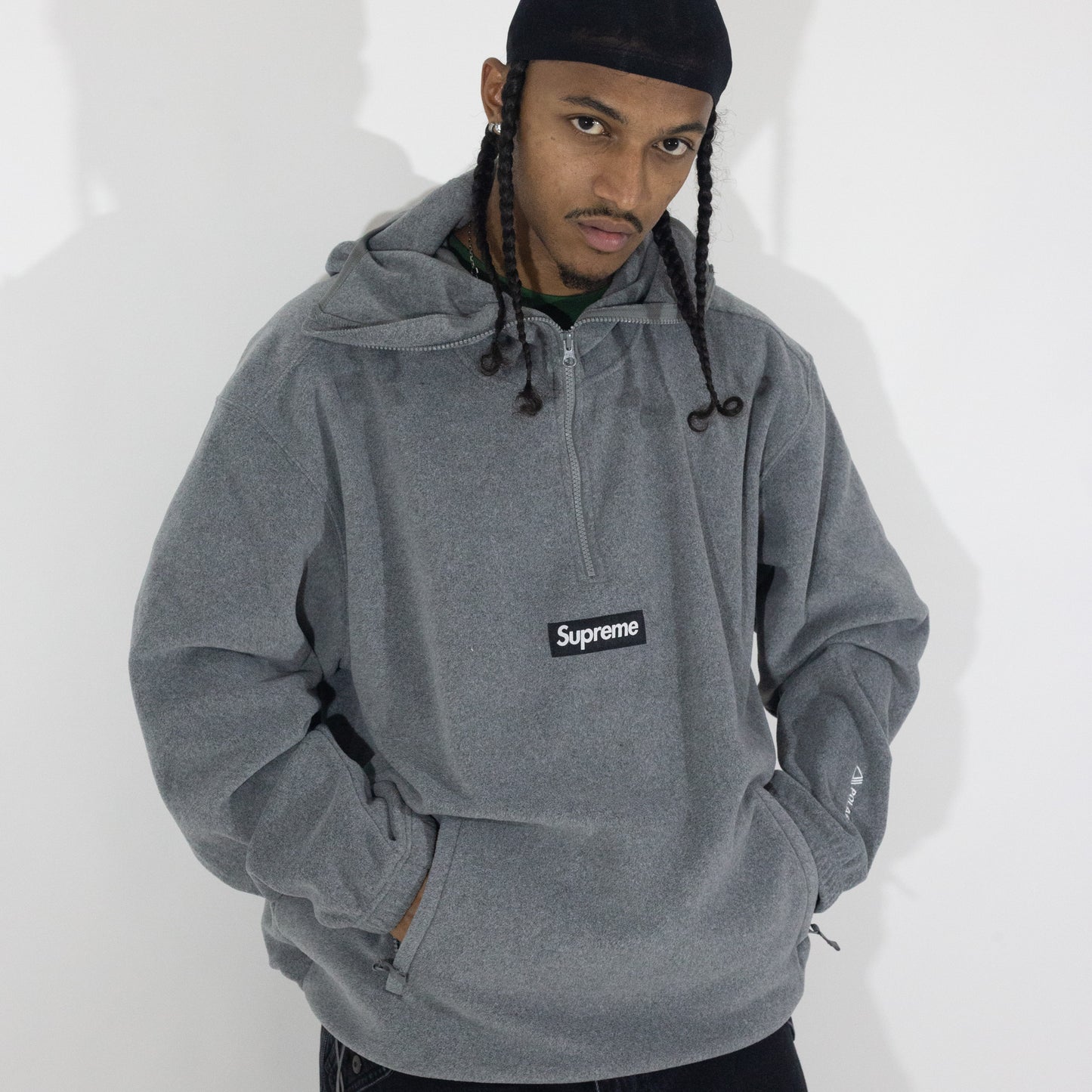 Jaqueta Supreme Polartec Balaclava Cinza