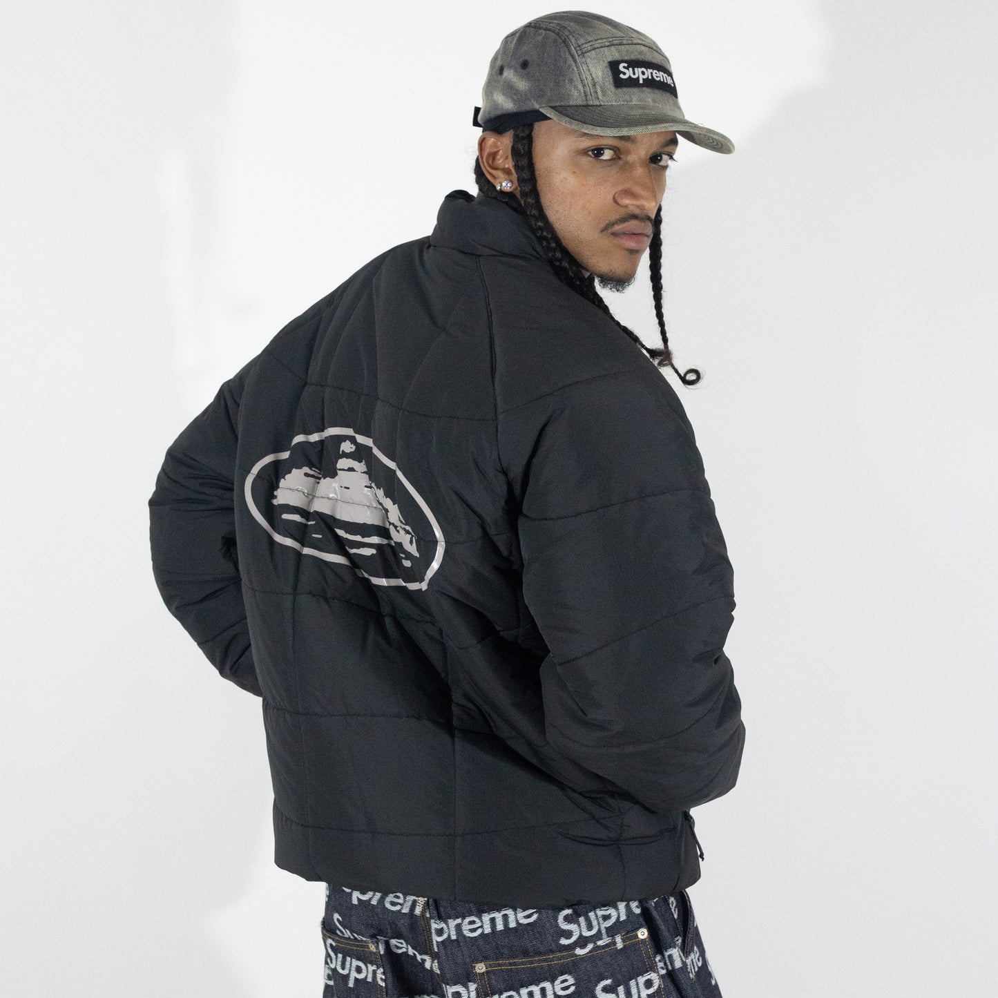 Jaqueta Puffer Corteiz Refletiva