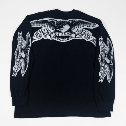 Camiseta Supreme x Anti Hero Manga Longa