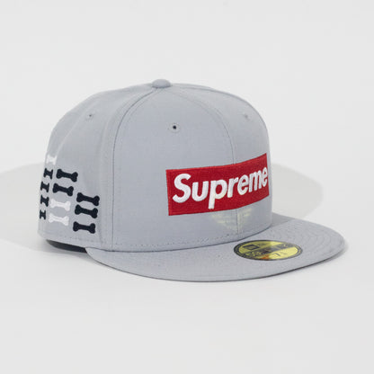 Bone Supreme Bones Box Logo New Era Cinza 7 3/8