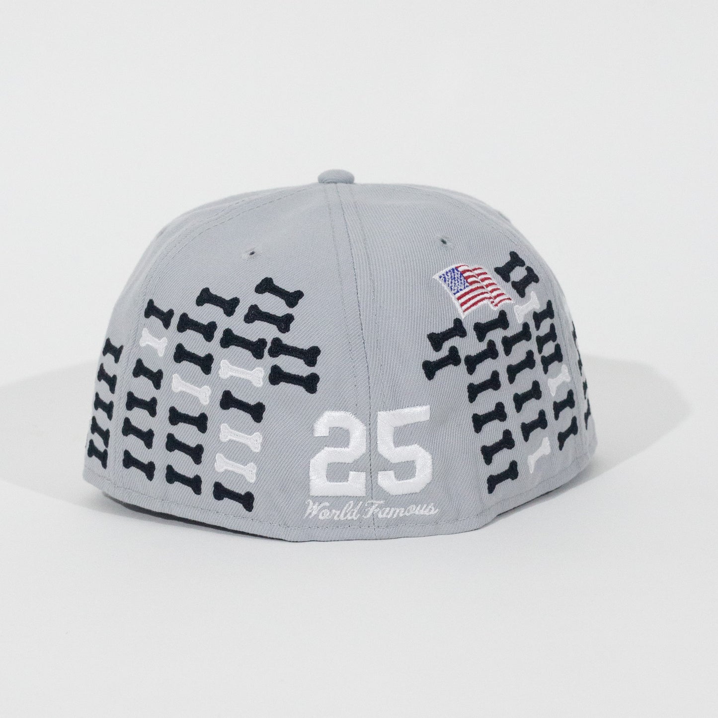 Bone Supreme Bones Box Logo New Era Cinza 7 3/8