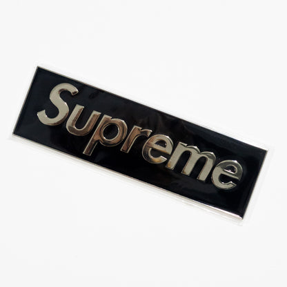 Emblema de metal Supreme Box Logo Car Emblem Vermelho adesivo