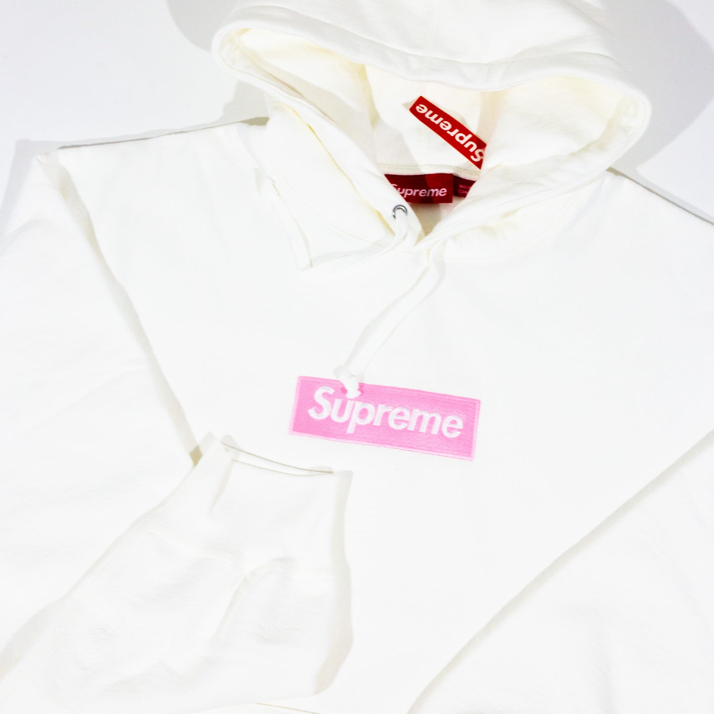 Moletom Supreme Box Logo Branco