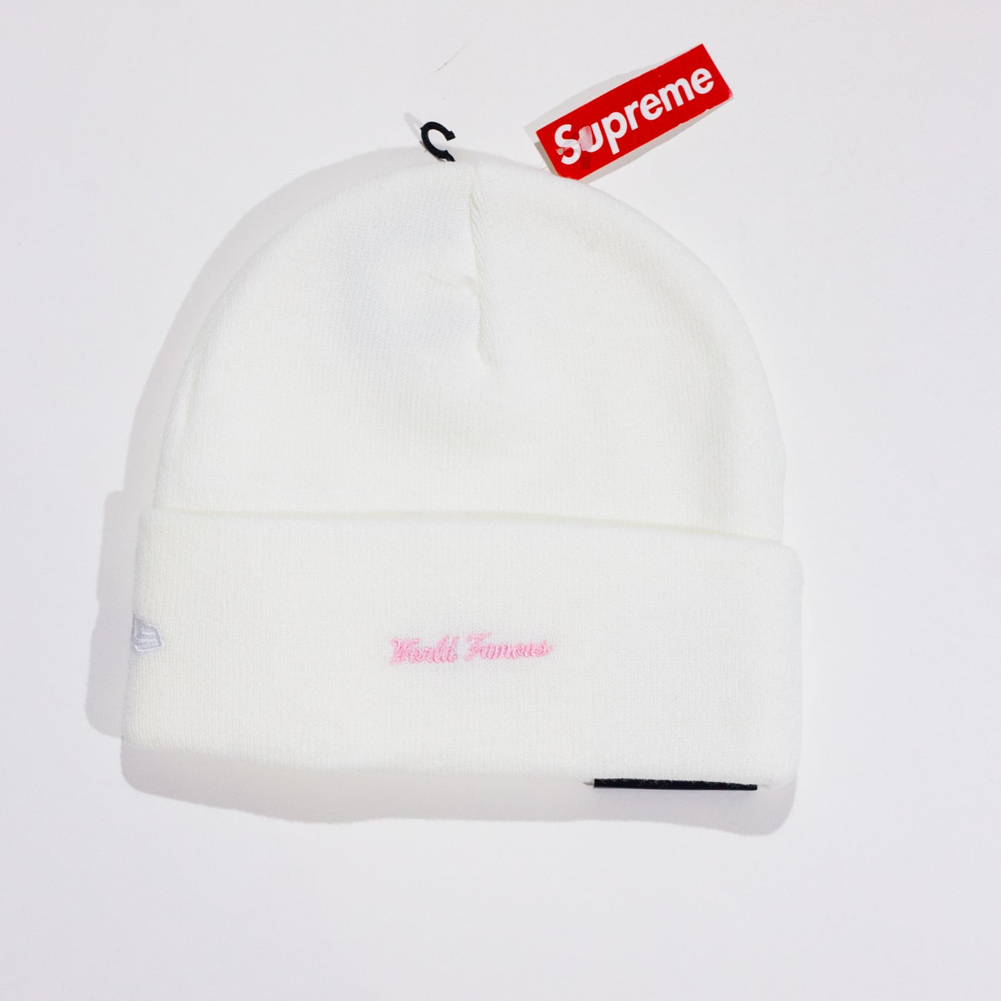 Touca Supreme Box Logo x New Era Branca