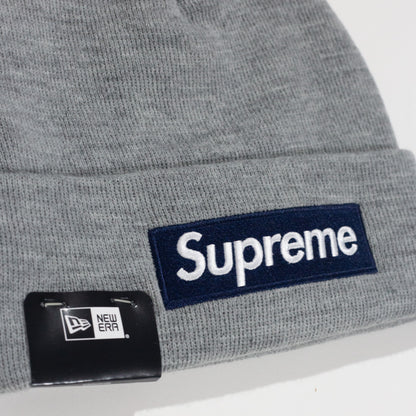 Touca Supreme Box Logo x New Era Gray