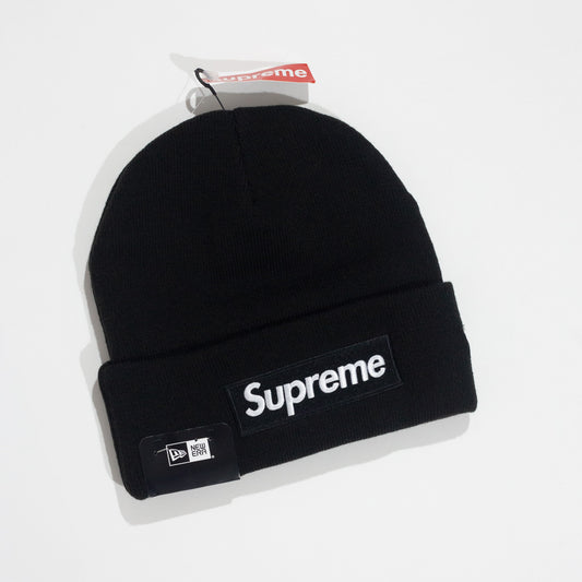 Touca Supreme Box Logo x New Era Black