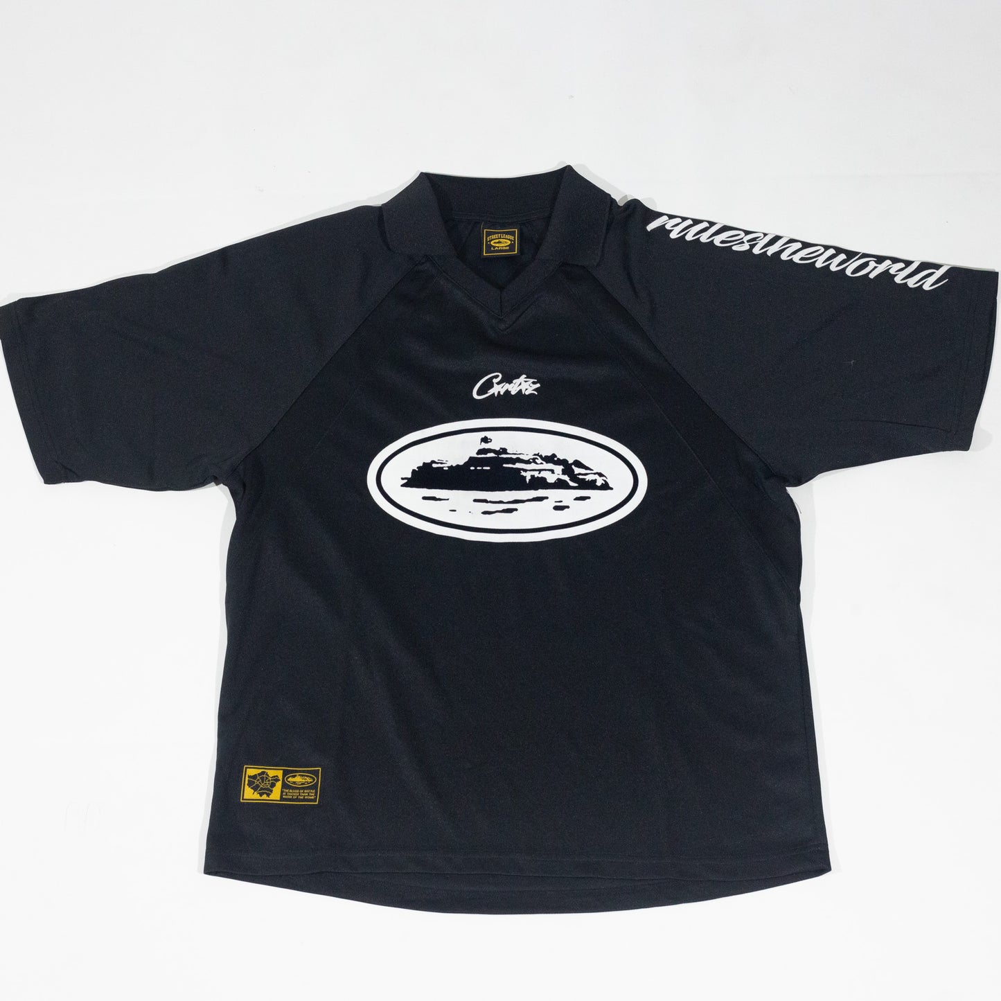 Jersey Corteiz Alcatraz Football Preta