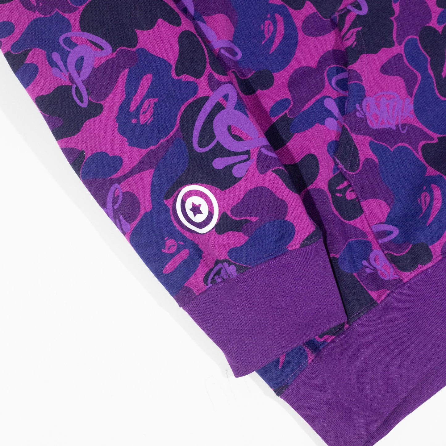 Jaqueta BAPE x Spotify x Syna by Central Cee Shark Full Zip Roxo