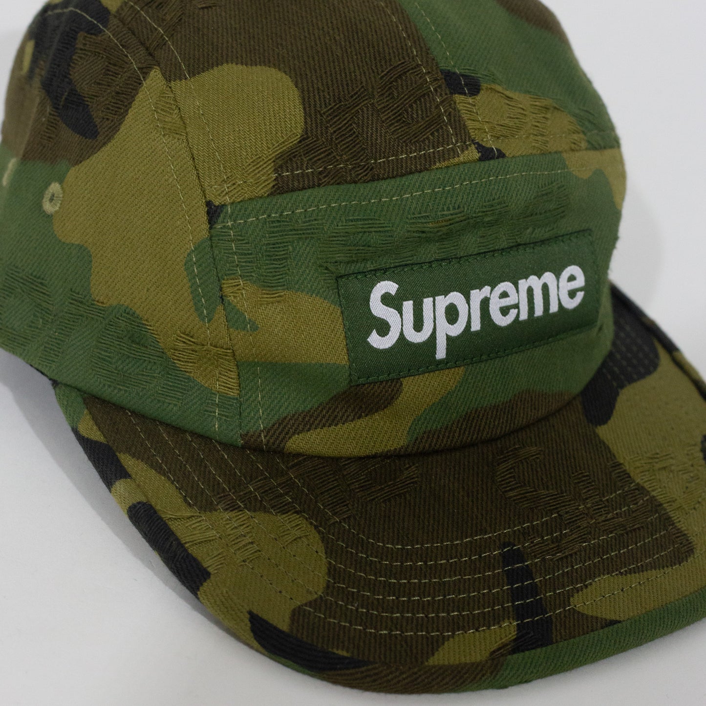 Bone Supreme Jacquard Camo Logo Denim Jeans
