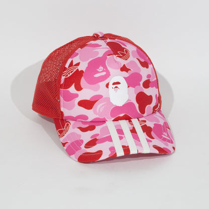 Bone BAPE x Adidas Camo Rosa