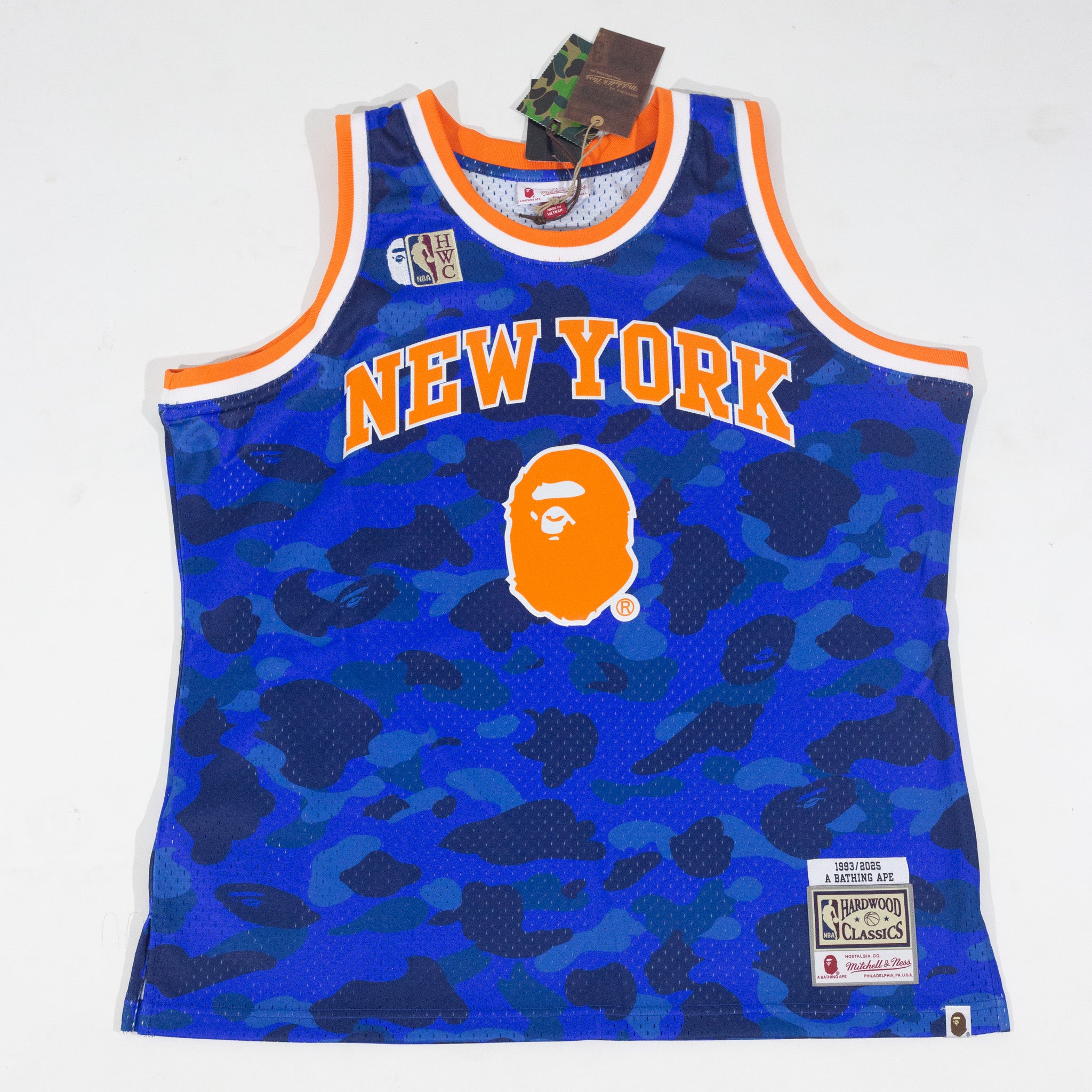 Regata BAPE x NBA x Mitchell & Ness - New York – Anota o kit