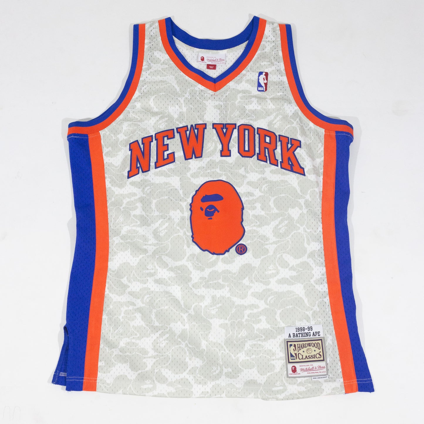 Regata BAPE x NBA x Mitchell & Ness - New York