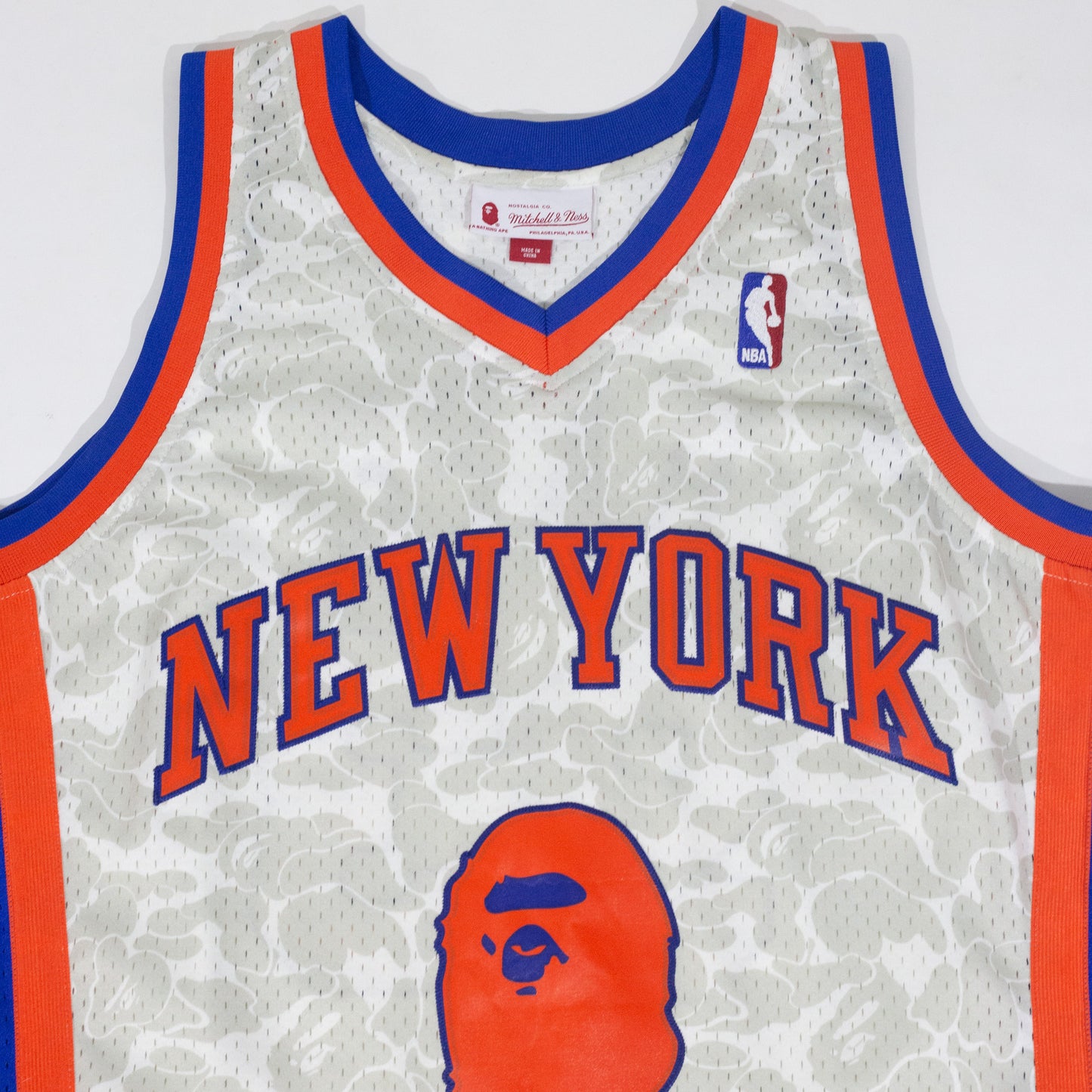 Regata BAPE x NBA x Mitchell & Ness - New York