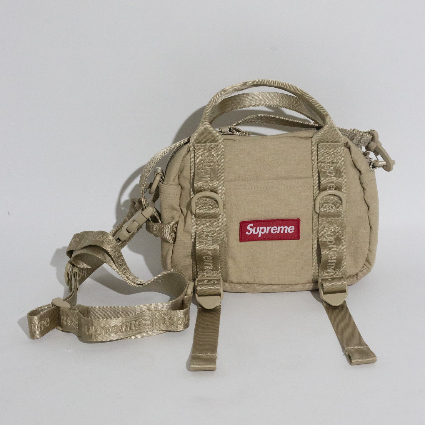 Mini Duffle Bag Supreme Cordura Bege SS26
