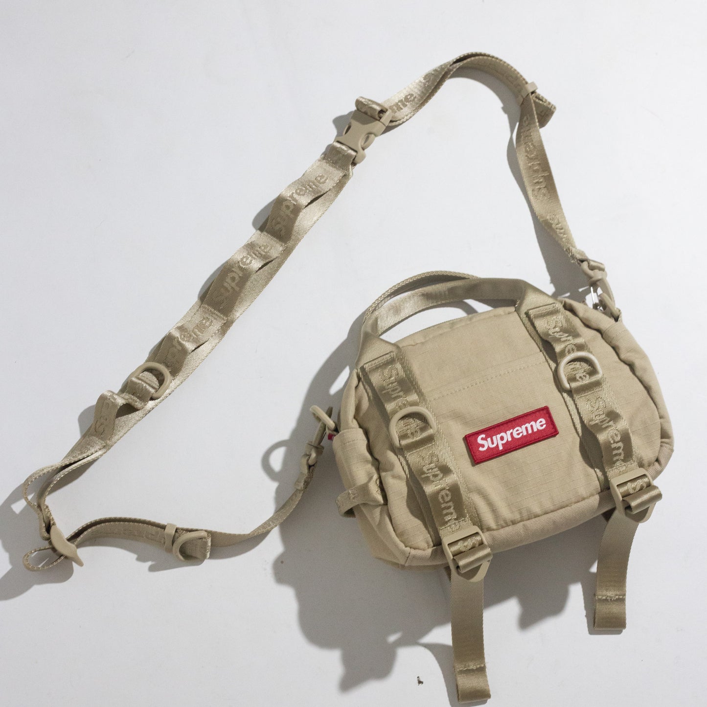 Mini Duffle Bag Supreme Cordura Bege SS26