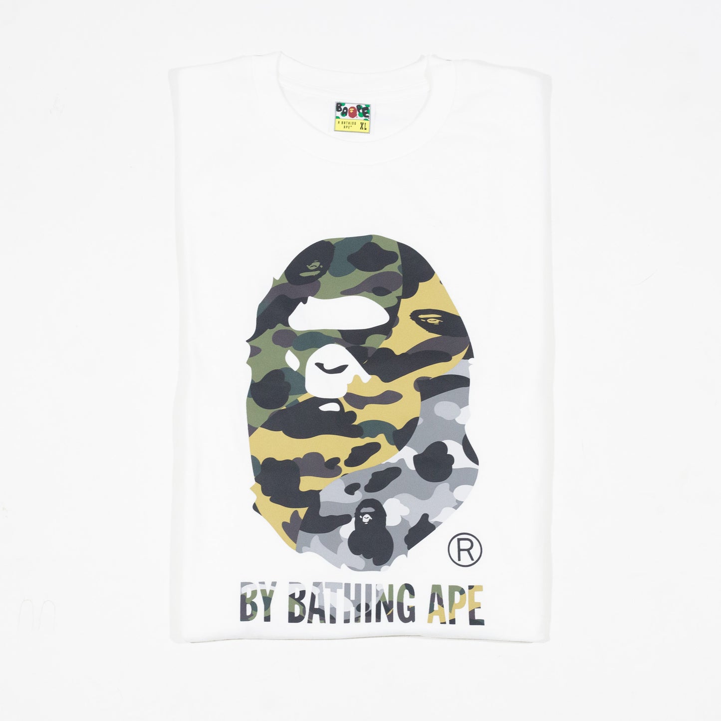 Camiseta BAPE 1st Camo Crazy Big Aape Head