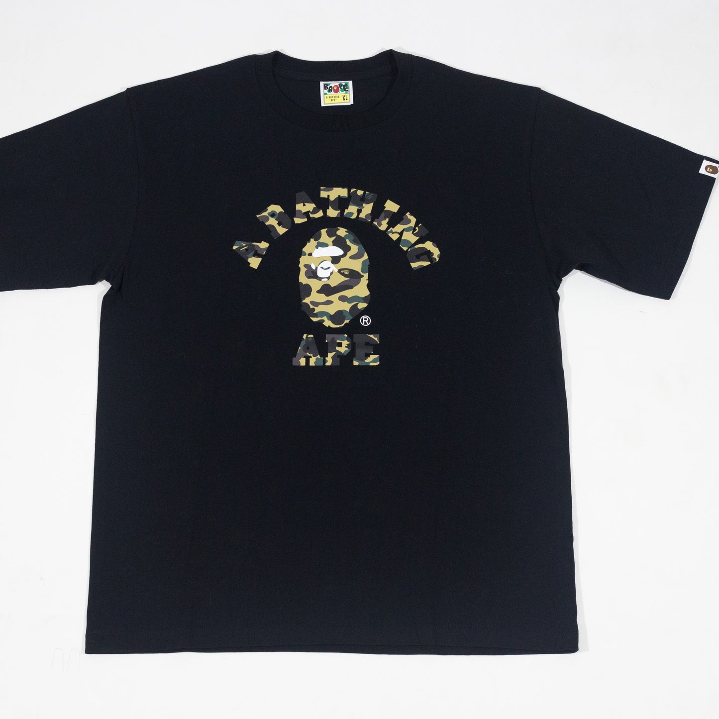 Camiseta BAPE 1st Camo College Preta