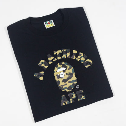 Camiseta BAPE 1st Camo College Preta