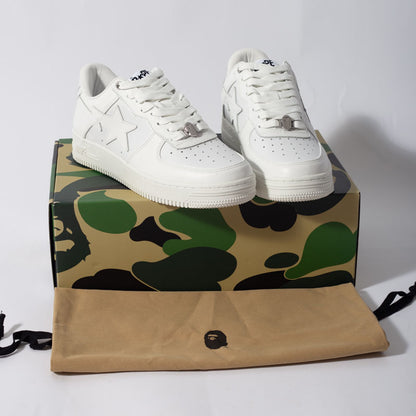 BAPE - Bape STA Low "White Leather"