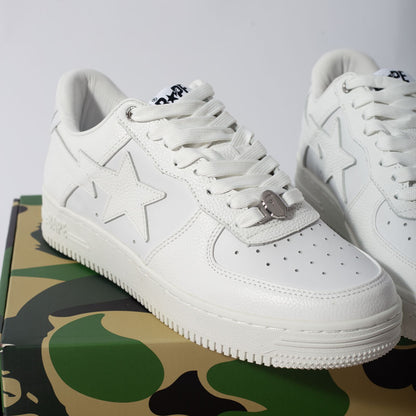 BAPE - Bape STA Low "White Leather"