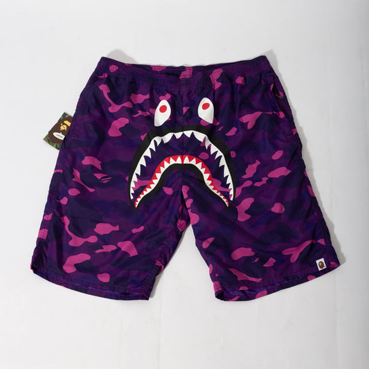 Bermuda BAPE Shark Camo Roxo Verão