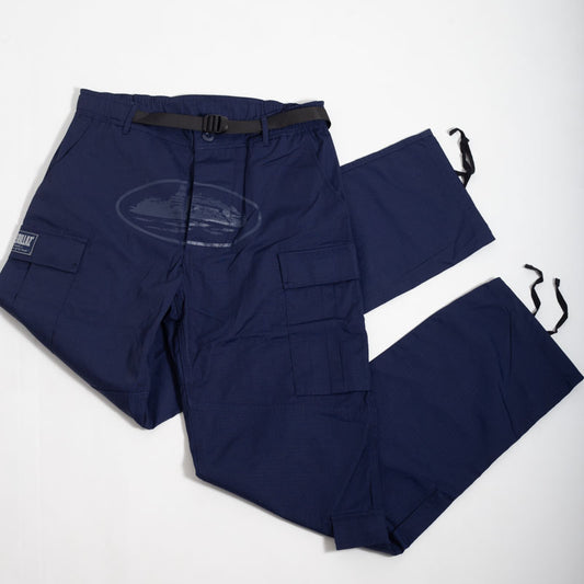 Calça Corteiz Cargo Azul