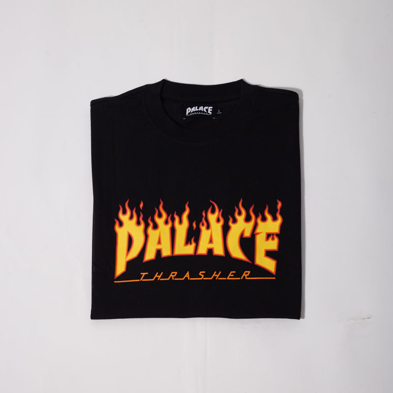 Camiseta Palace x Trasher Preta