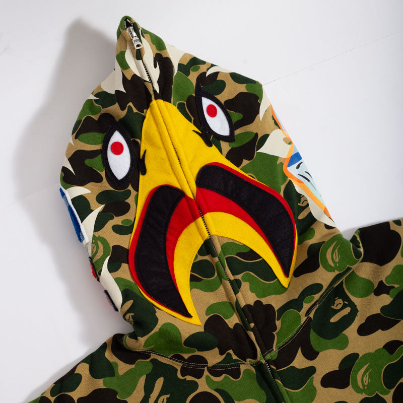 Jaqueta BAPE X Read Made ABC Camo Verde