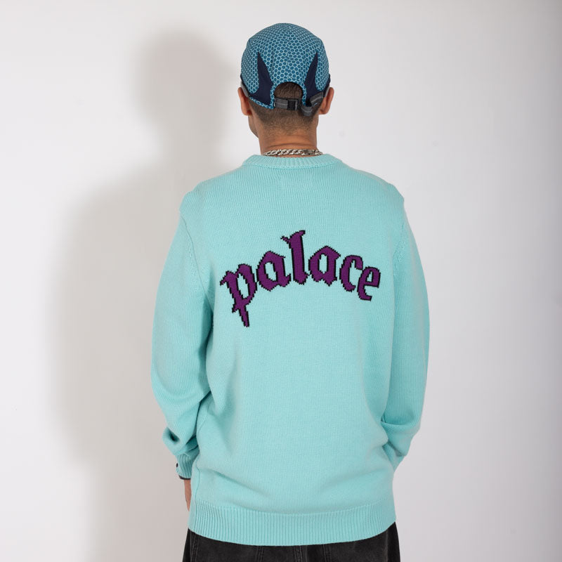 Moletom Crewneck Palace x Spitfire Blue