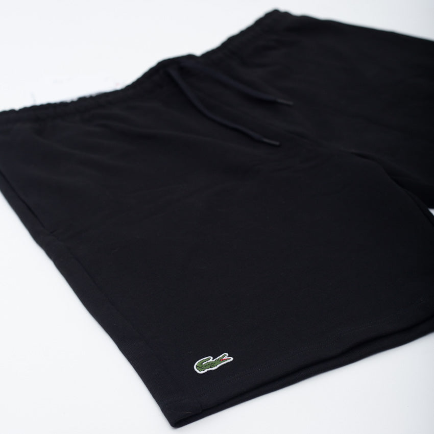 Bermuda Lacoste Moletom Preto